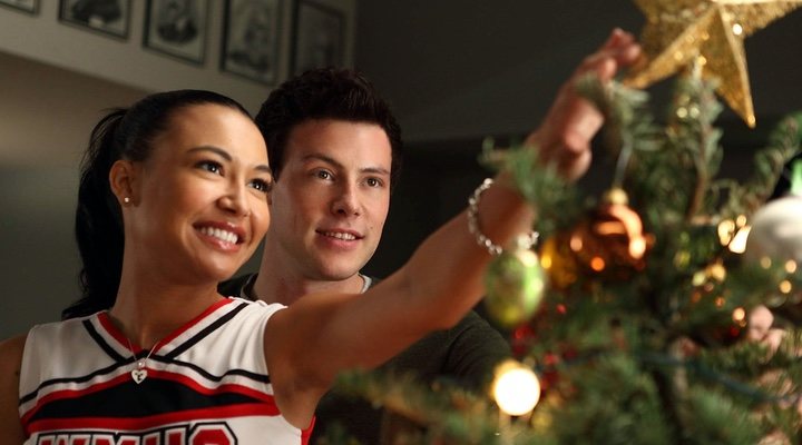  Cory Monteith y Naya Rivera en 'Glee'