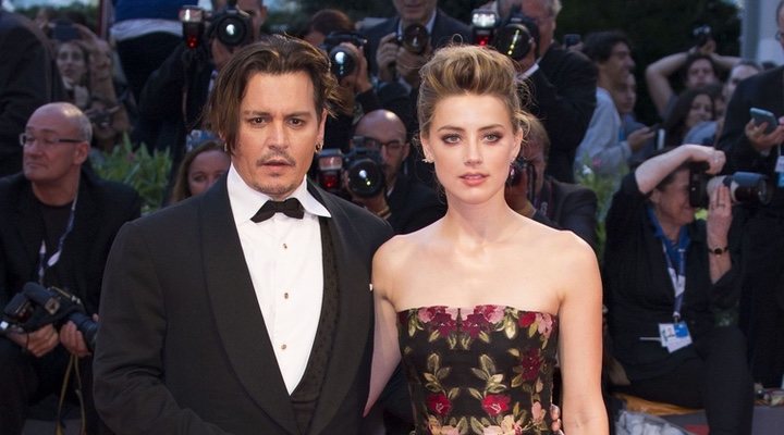 Johnny Depp y Amber Heard