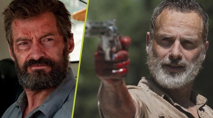  Hugh Jackman en 'Logan y Andrew Lincoln en 'The Walking Dead'