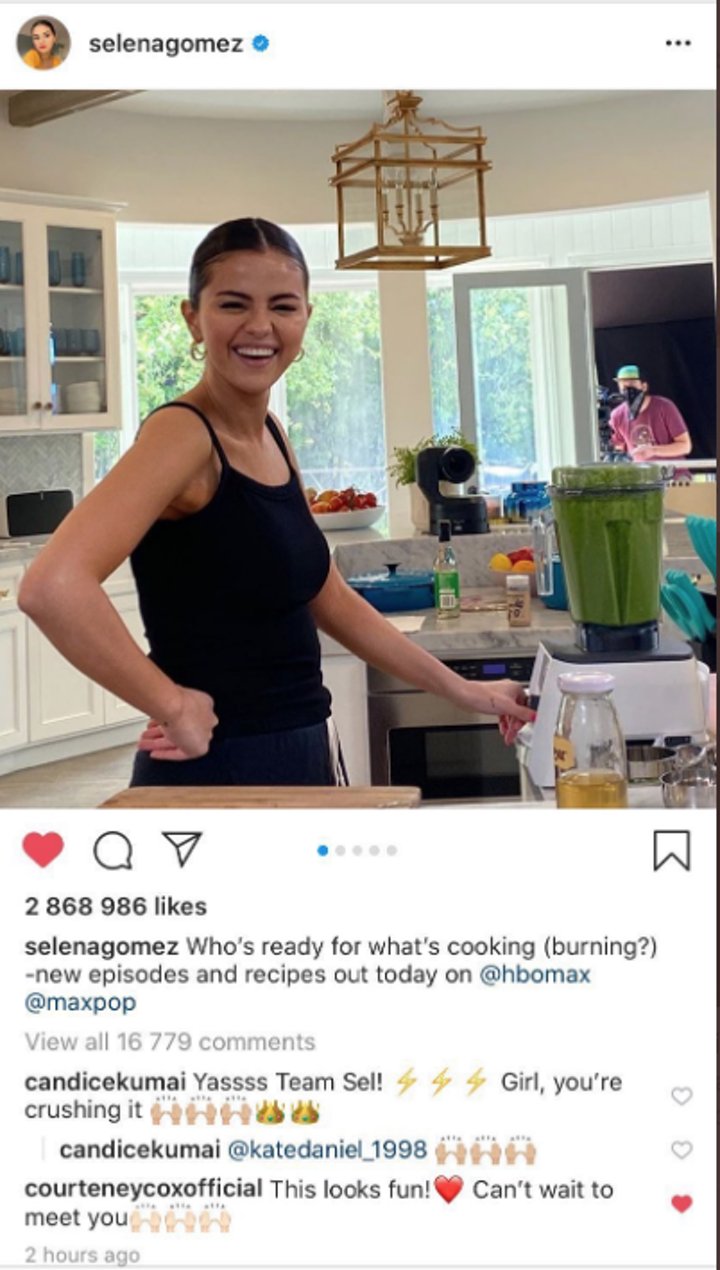 Captura Instagram Selena Gomez