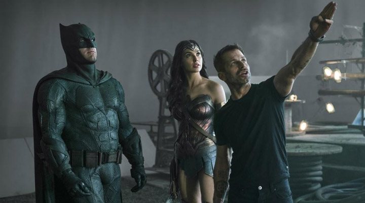 Zack Snyder en el rodaje de 'Liga de la justicia'