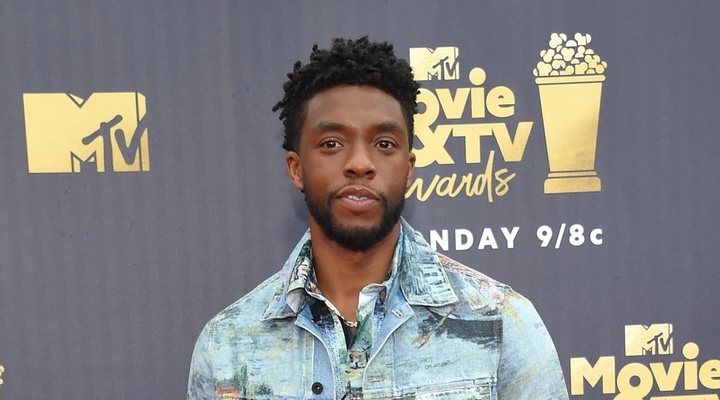 Chadwick Boseman en los MTV Movie & TV Awards 2018