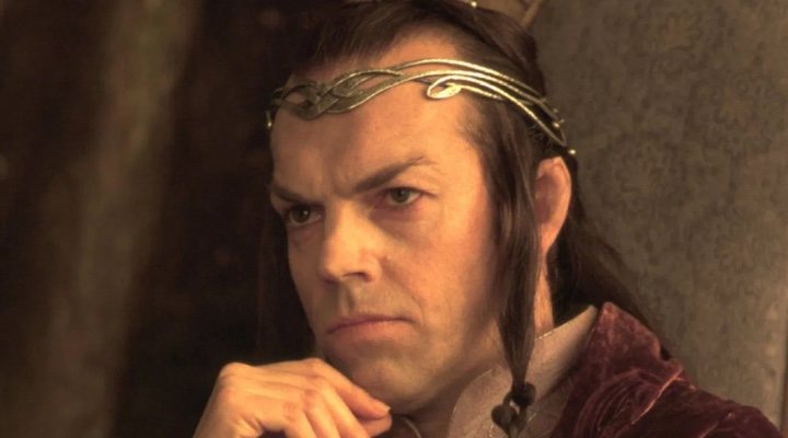 Hugo Weaving en 'El Señor de los Anillos'