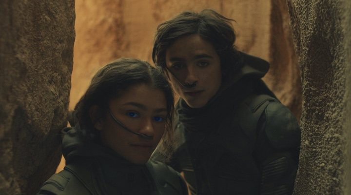 Zendaya y Timothée Chalamet en 'Dune'