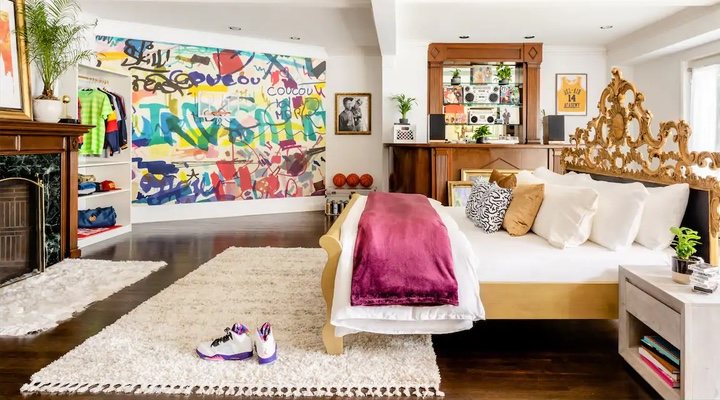 Habitación de Will Smith en la mansión de 'El príncipe del rap'