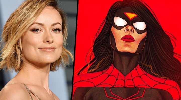  Olivia Wilde junto a Spider-woman, película que dirigiría para Sony