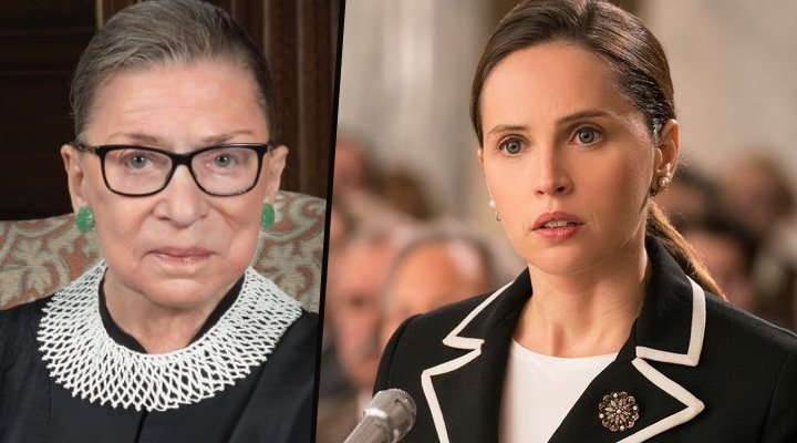  Ruth Bader Ginsburg y Felicity Jones