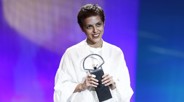 Dea Kulumbegashvili en el festival de cine de San Sebastian