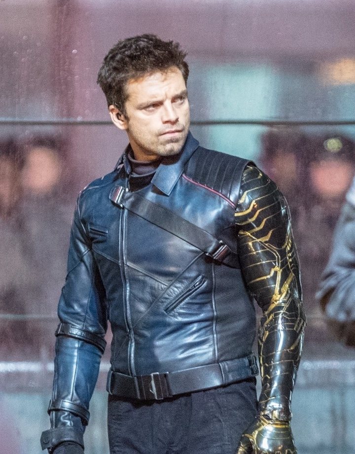 Sebastian Stan en el rodaje de 'The Falcon and the Winter Soldier'