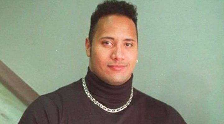 El joven Dwayne Johnson