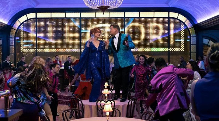 Meryl Streep y James Corden en 'The Prom'