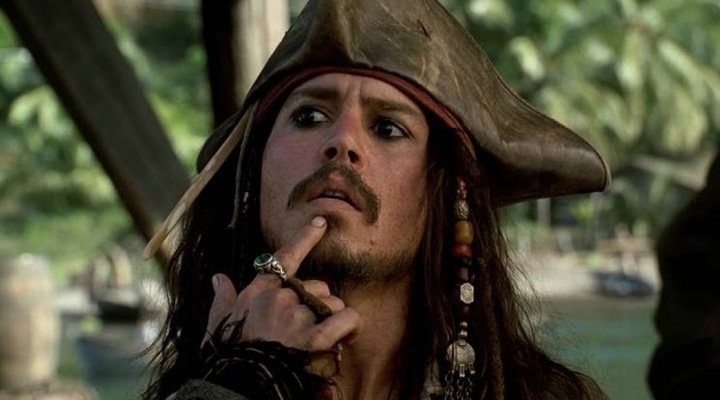 Johnny Depp como Jack Sparrow