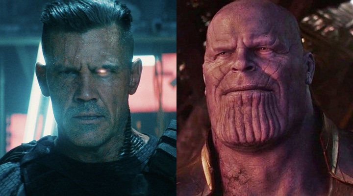 Josh Brolin como Cable y como Thanos