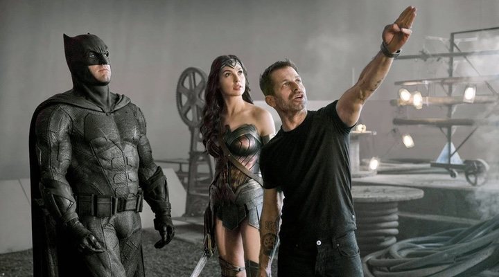  Zack Snyder dirigiendo 'Liga de la Justicia'