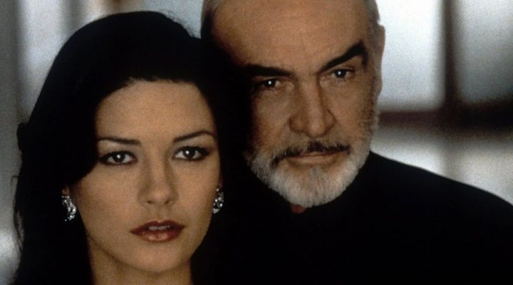 Catherine Zeta-Jones y Sean Connery en 'La trampa'