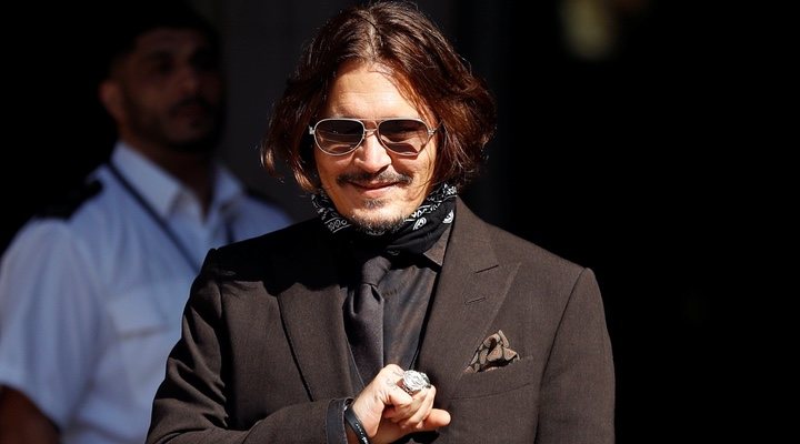 Johnny Depp en el juicio contra The Sun