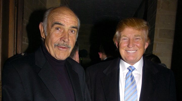 Sean Connery y Donald Trump