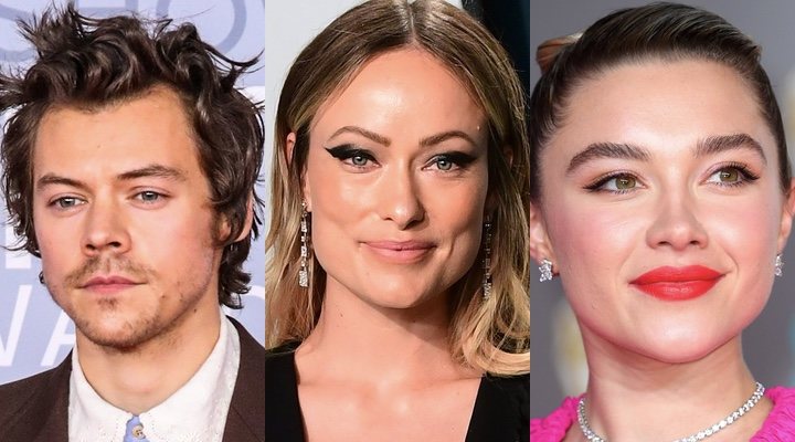 Harry Styles, Olivia Wilde y Florence Pugh