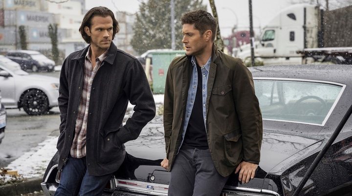  Jared Padalecki y Jensen Ackles en 'Sobrenatural'