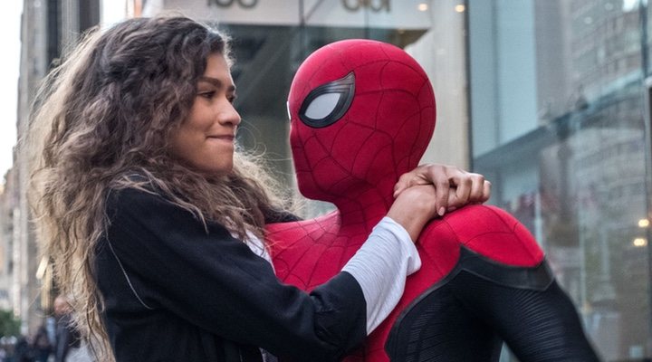  Zendaya y Tom Holland en 'Spider-Man'