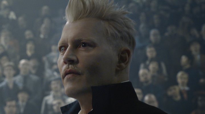 Johnny Depp en 'Animales Fantásticos: Los crímenes de Grindelwald'