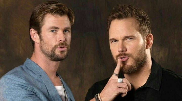 Chris Pratt y Chris Hemsworth