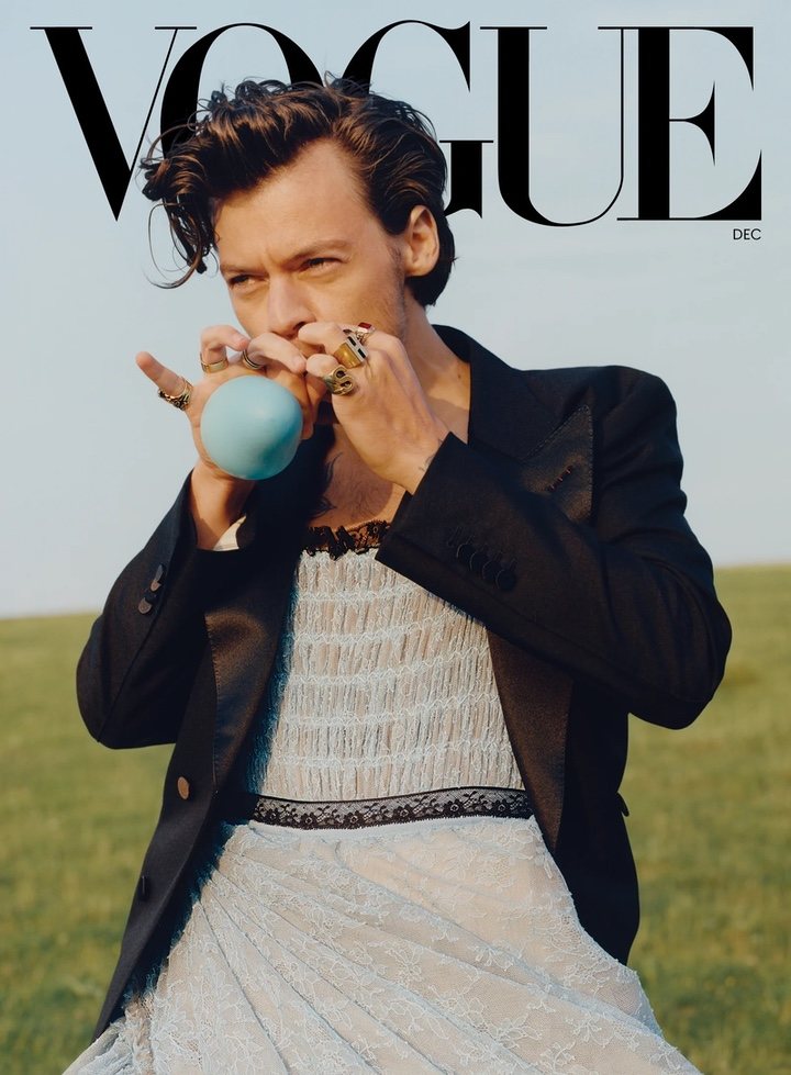 Harry Styles en la portada de Vogue