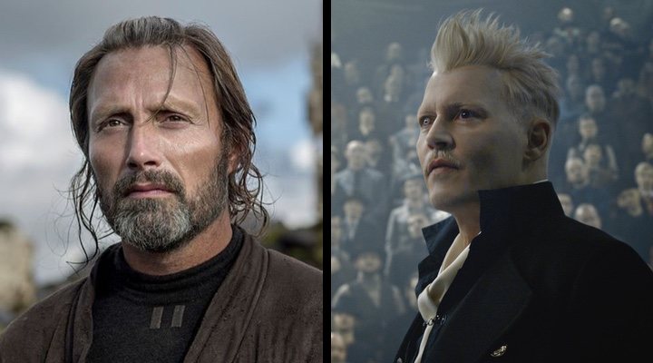  Mads Mikkelsen y Johnny Depp