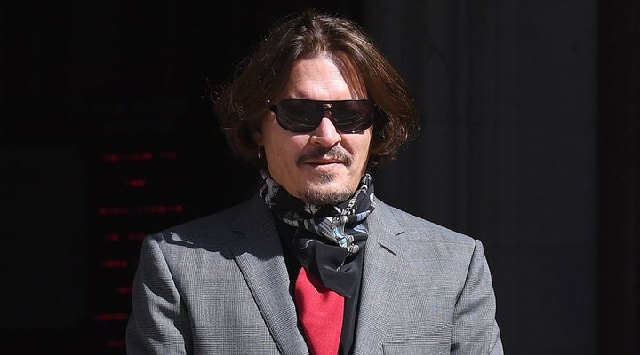 Johnny Depp en el juicio contra The Sun