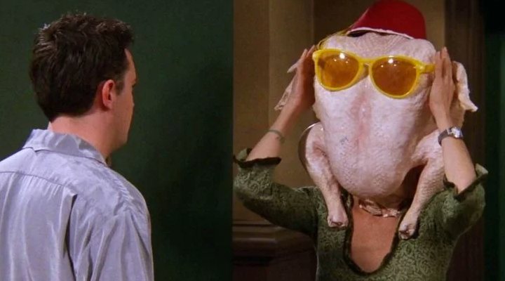 'Escena del pavo en Friends'