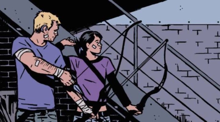  Clint Barton y Kate Bishop en 'Hawkeye'