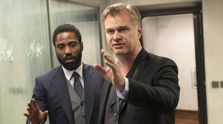 Christopher Nolan con John David Washington