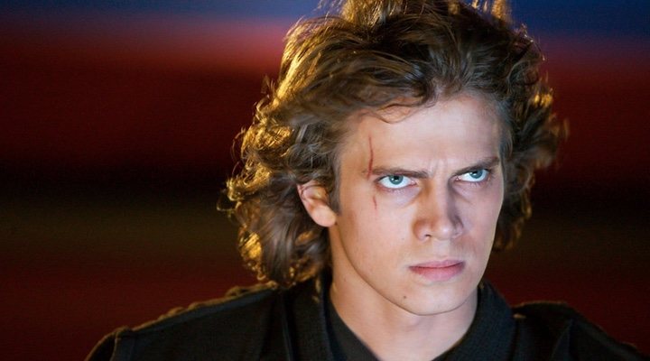  Hayden Christensen como Anakin en 'Star Wars'