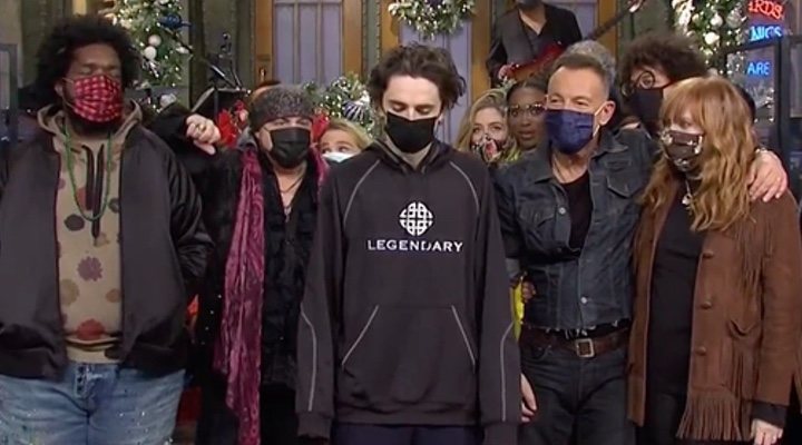 Timothée Chalamet en Saturday Night Live