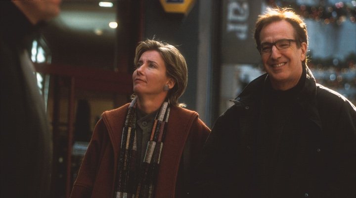  Emma Thompson y Alan Rickman en 'Love Actually'