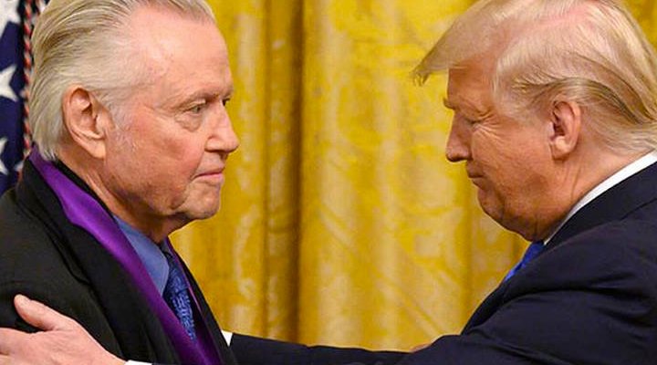 'Jon Voight y Donald Trump'