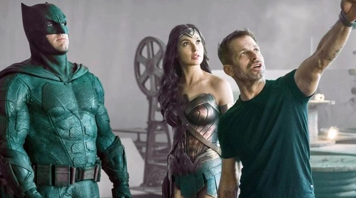 Ben Affleck, Gal Gadot y Zack Snyder