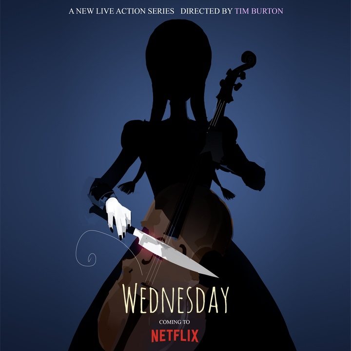  Póster de 'Wednesday', la serie spin-off de 'La Familia Addams'