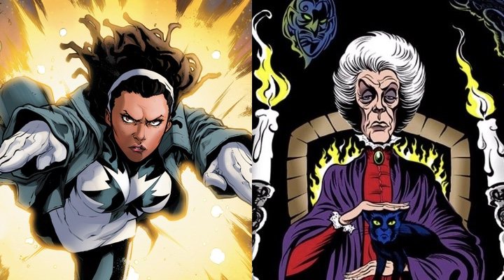 Photon y Agatha Harkness en los cómics Marvel