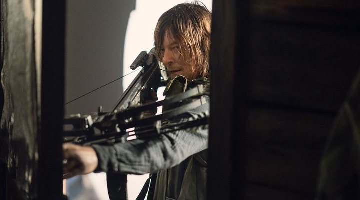 Norman Reedus en la temporada 10C de 'The Walking Dead'