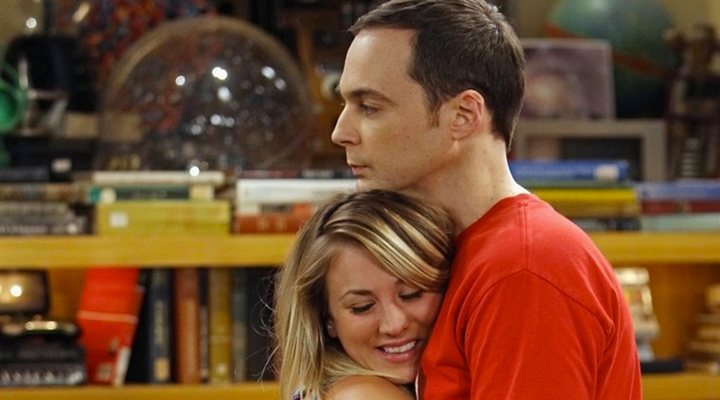 'Kaley Cuoco y Jim Parsons'