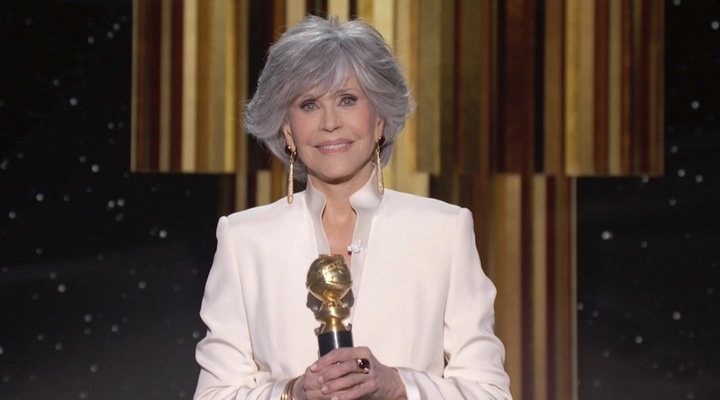 Jane Fonda en los Globos de oro 2021