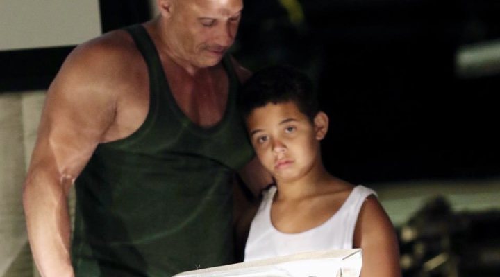 Vin Diesel y su hijo Vincent