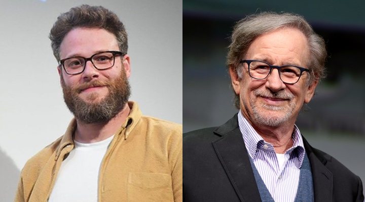 Seth Rogen y Steven Spielberg