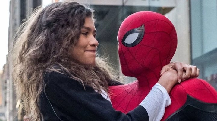 Zendaya y Tom Holland en 'Spider-Man: Lejos de casa'