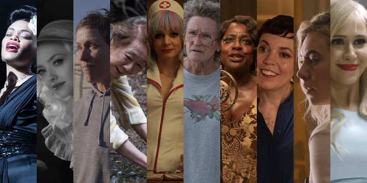 Las nominadas a mejor actriz y mejor actriz de reparto en los Oscar 2021