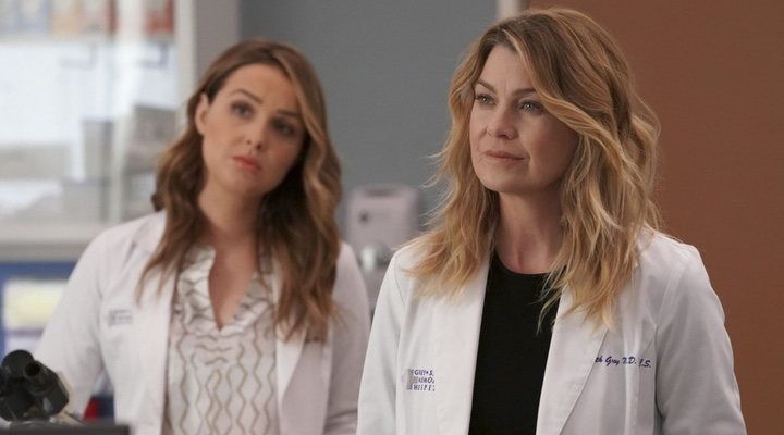  Camilla Luddington y Ellen Pompeo en 'Anatomía de Grey'