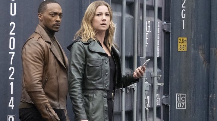  Anthony Mackie y Emily VanCamp en 'Falcon y el Soldado de Invierno'