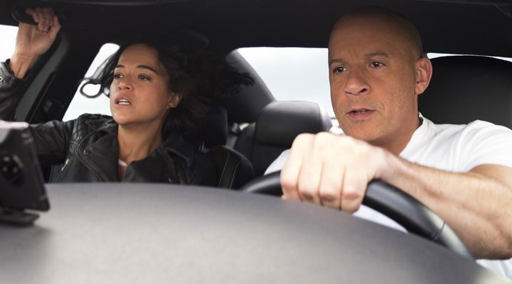  Michelle Rodriguez y Vin Diesel en 'Fast & Furious 9' (2021)