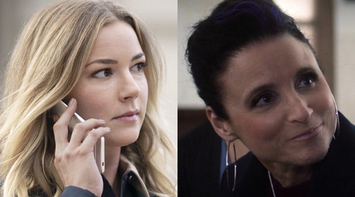 Emily VanCamp y Julia Louis-Dreyfus en 'Falcon y el Soldado de Invierno'